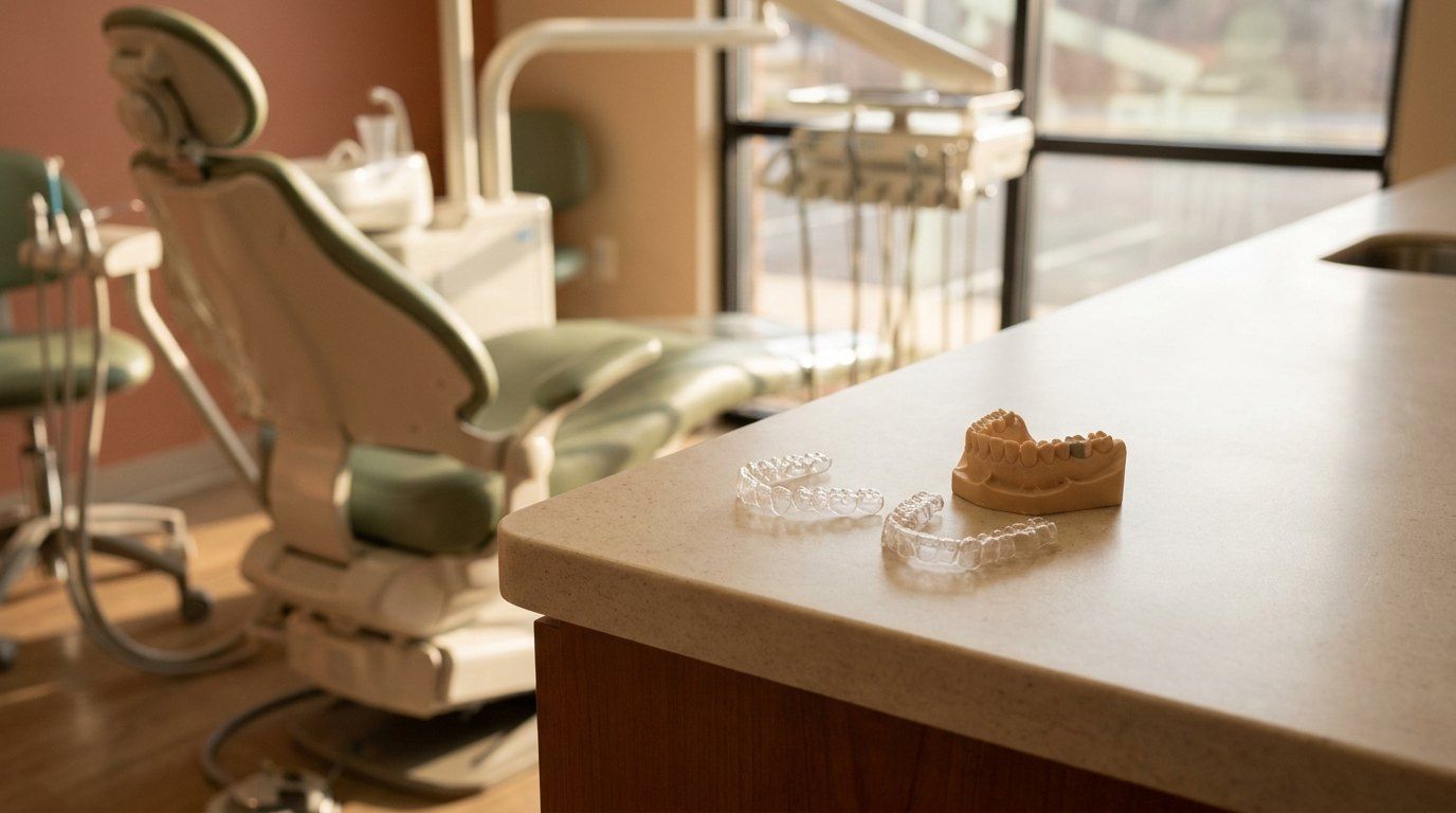 Clear aligners and dental model